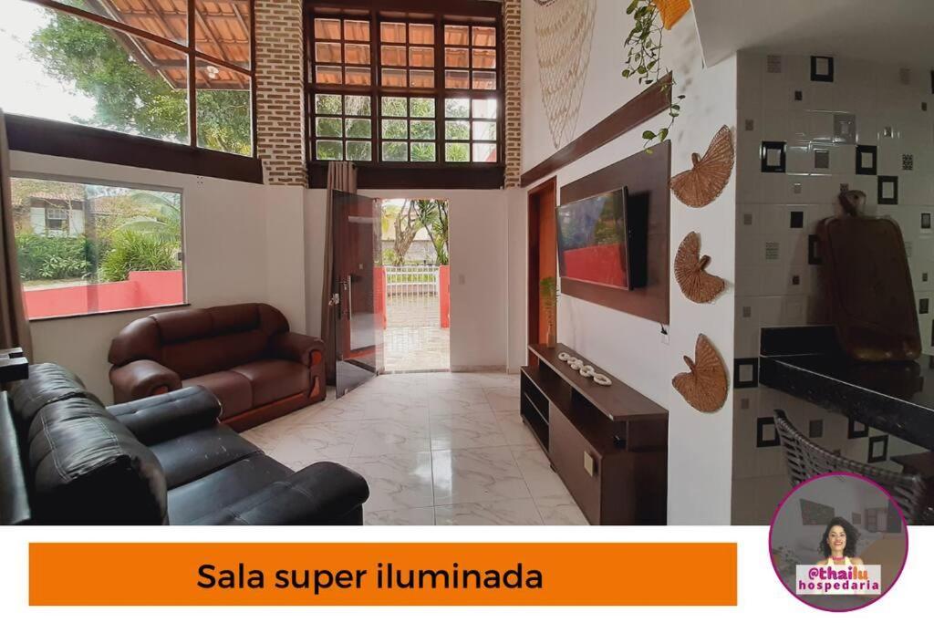 Casa 5Km Praia Coroa Vermelha 1 Quarto No Terreo 桑塔克鲁茨卡巴利亚 外观 照片